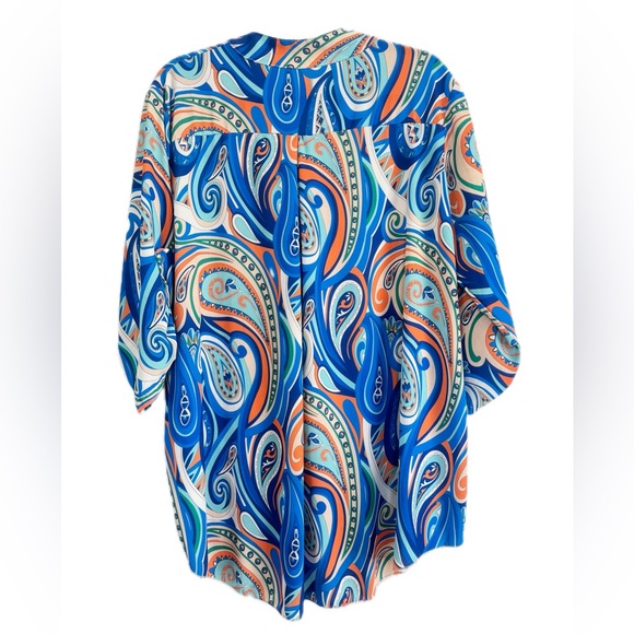 Psychedelic 70’s Blouse - Picture 2 of 3